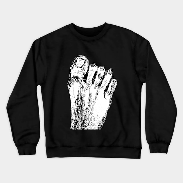 Right Foot Crewneck Sweatshirt by Gilmore